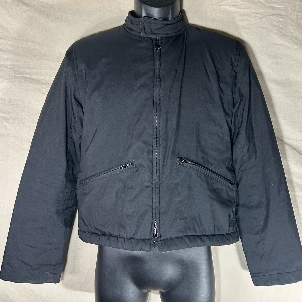 Vintage Polo Ralph Lauren Black Fleece Lined Jacket Youth L 14-16